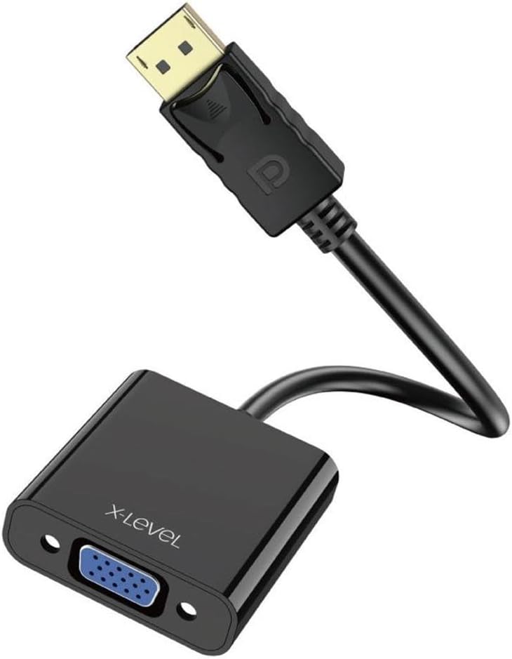 Alternative view of Görüntü Dönüştürücü, HD 1080P@60Hz, DisplayPort/HDMI/VGA Uyumlu, Tak-Çalıştır, Yüksek Hızlı Görüntü Aktarımı, Dual Link, Full HD, Siyah (DP to VGA - xcc7801)