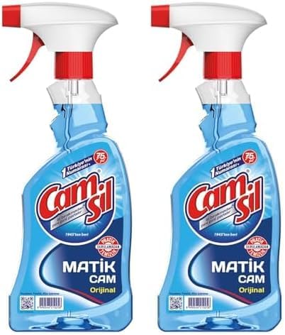 Cam Sil Camsil Orjinal Mavi 500Ml Matik 2li paket