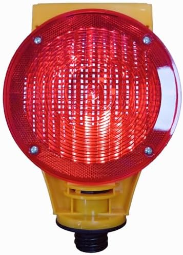 LR-SPL02R Solar Enerjili Üçgen Flaşörlü Kırmızı Lamba, Solar Flaşör