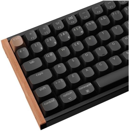 Alternative view of Keychron K2 HE Special Edition Siyah%75 Gateron Magnetic Manyetik Switch Hall Effect RGB Kablosuz Hotswap Mekanik Gaming Klavye (K2H-F1-TR)