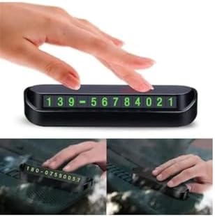Alternative view of Araç Numaratörü Ön Cam Telefon Numarası Parktel Numaralık Tel Fosforlu Ön Cam Kartı