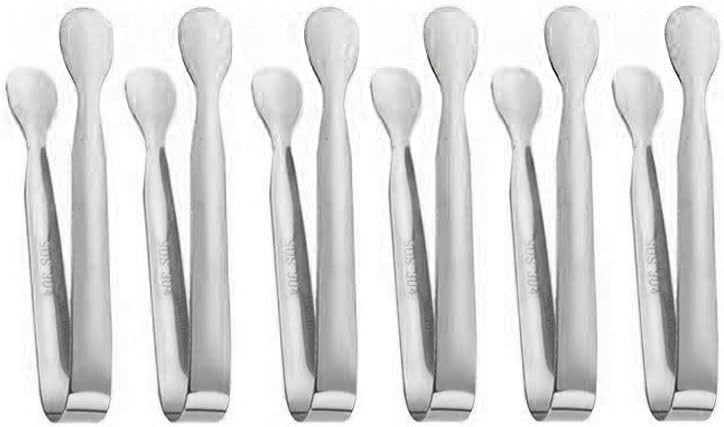 Alternative view of 304 Çelik 6 Adet Mini Silver 11 cm. Buz Ve Şeker Maşası cin624by-6