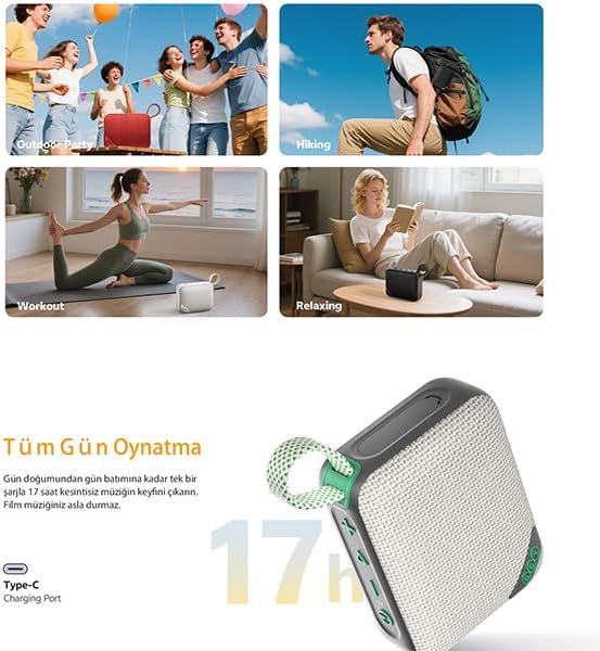 Alternative view of QCY SP2 RGB Bluetooth Hoparlör Siyah