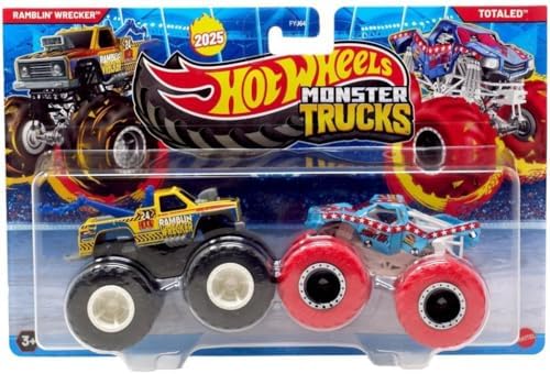 Alternative view of Trucks 1:64 Güçlü İkili Arabalar RAMBLIN WRECKER & TOTALED FYJ64 - JCC67