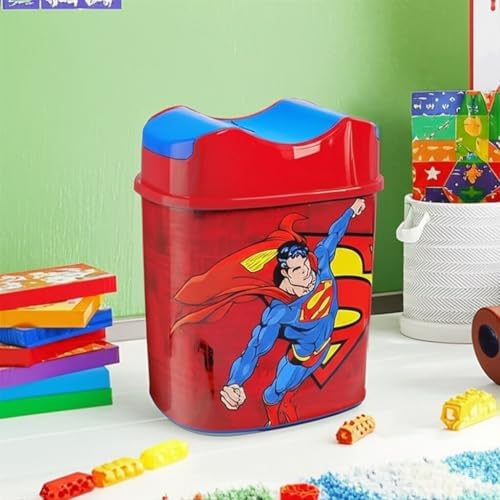 Alternative view of Superman Lisanslı 5.5 Litre Hazneli Çocuk Odası Çöp Kovası