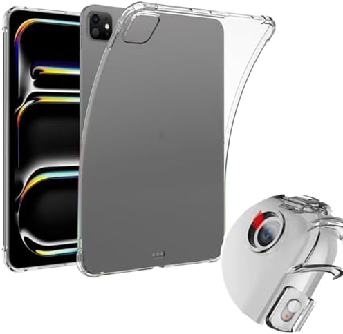 Alternative view of iPad Air 11 2025 ile uyumlu M3 Kılıf Tablet Nitro Anti Silikon Tamamen Şeffaf Görünümlü Kapak iPad Air 11.Nesil ile uyumlu tablet kılıf Şeffaf Renk