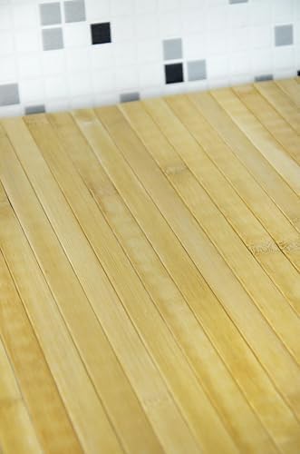 Eko Serisi 50x120 cm Doğal Bambu Banyo Paspası