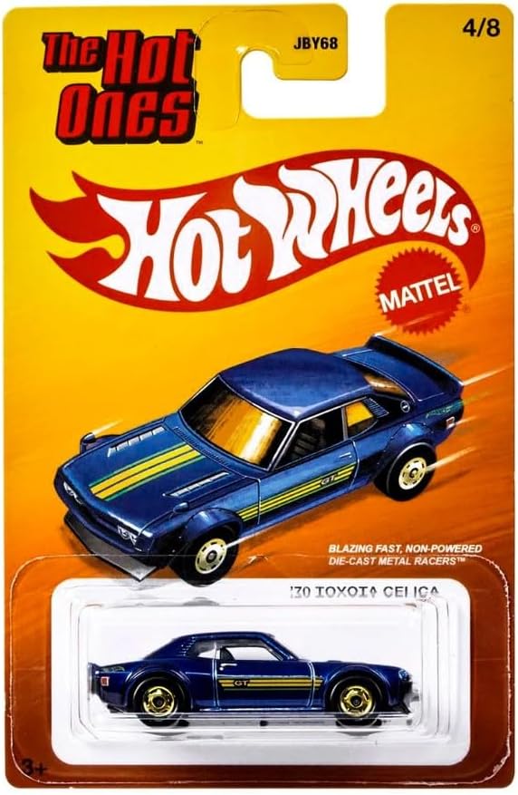Alternative view of The Hot Ones Die Cast Tekli Arabalar JBY68-70 TOYOTA CELICA JBY72