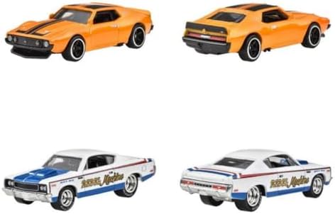 1:64 Premium Car Culture 2'li Paket 71 AMC JAVELIN & AMC REBEL MACHINE HBL96 - JBL06