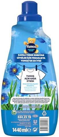 Alternative view of Yumoş Açık Hava Etkisi Konsantre Çamaşır Yumuşatıcısı Mavi Gelincik 1440 Ml 60 Yıkama