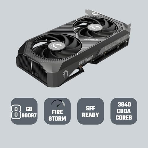 Alternative view of Zotac RTX 5060 Edge 8GB GDDR6 HDMI 3xDP