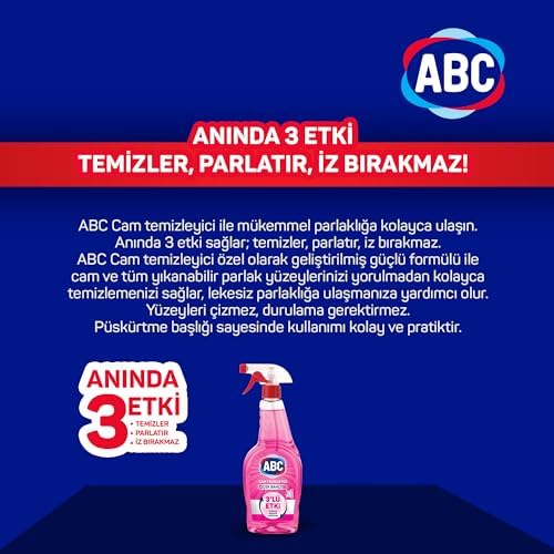 ABC DETERJAN Cam Temizleyici Çiçek Bahçesi 500 Ml