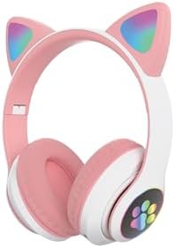 5.0 Kedi Kulak Üstü Bluetooth Kulaklık Pembe BLT-44