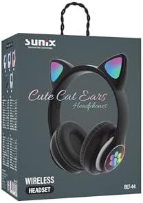 Alternative view of 5.0 Kedi Kulak Üstü Bluetooth Kulaklık Siyah