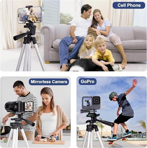 Telefon Tripodu – 33-110cm Katlanabilir Telefon Tutucu, 360° Döner Başlık, Bluetooth Kumandalı Selfie Çubuğu, iOS/ Uyumlu, Kamera ve ile Kullanılabilir