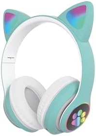 5.0 Kedi Kulak Üstü Bluetooth Kulaklık Yeşil BLT-44