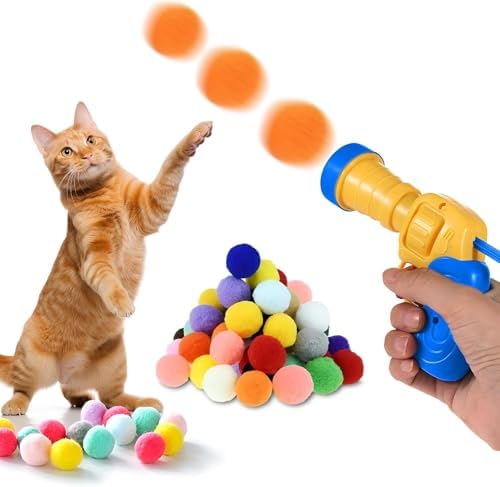 Alternative view of Kedi Oyun Tabancası İnteraktif - Peluş Toplarla Eğlenceli Oyun Zamanı, Ekstra Peluş Toplar (GARANTİLİ)