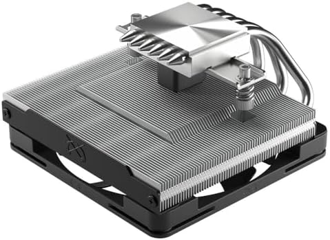 Scythe Big Shuriken 4 Low Profile CPU Cooler, 120mm Slim Fan, Intel & AMD Uyumlu, Sessiz İşlemci Soğutucu - Siyah