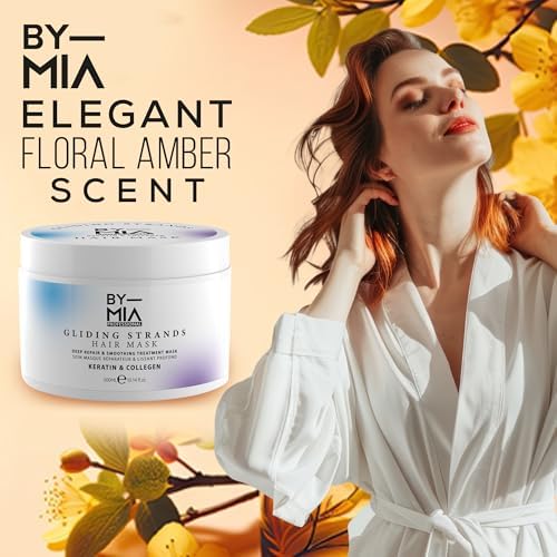 Alternative view of BY MIA Kolajen ve Keratin Saç Maskesi, 300 ml, Krem, Derin Onarım ve Pürüzsüzleştirme, Kuru ve Hasarlı Saçlar İçin, Argan Yağı ve Maca Özlü