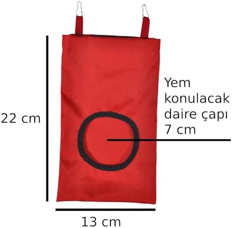 Gine Domuzu Ginepig Tavşan Kemirgen Yemlik Yem Saman Torbası Yem Torba Kumaş Torbalar