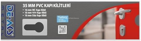 Alternative view of PVC Gömme Kilit, 35 mm, Metal ve Plastik Aksamlı, Kapı Mekanizması