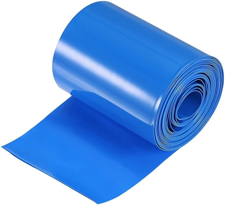 3 MT PVC ISI BORUSU MAVİ SHRINK 75 MM 18650 PİL YALITIM ISI BÜZÜLME KABLO KILIFI