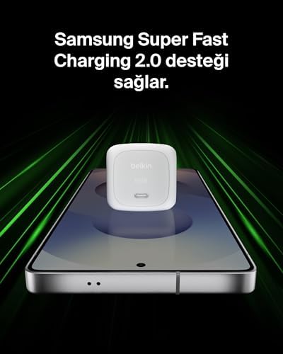 USB-C Duvar Şarj Cihazı, 65W, Hızlı Şarj Bloku, Tip C Telefon Şarj Cihazı, 16/15/14/13, Galaxy S25, 9, MacBook, iPad, AirPods, Chromebook ve Daha Fazlası - Beyaz