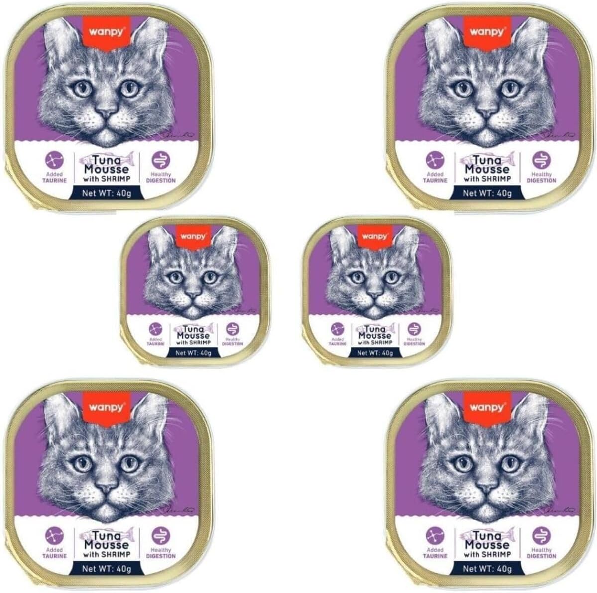 Ton Balıklı Ve Karidesli Alutray Kedi Yaş Mama 40 Gr X 6 Adet