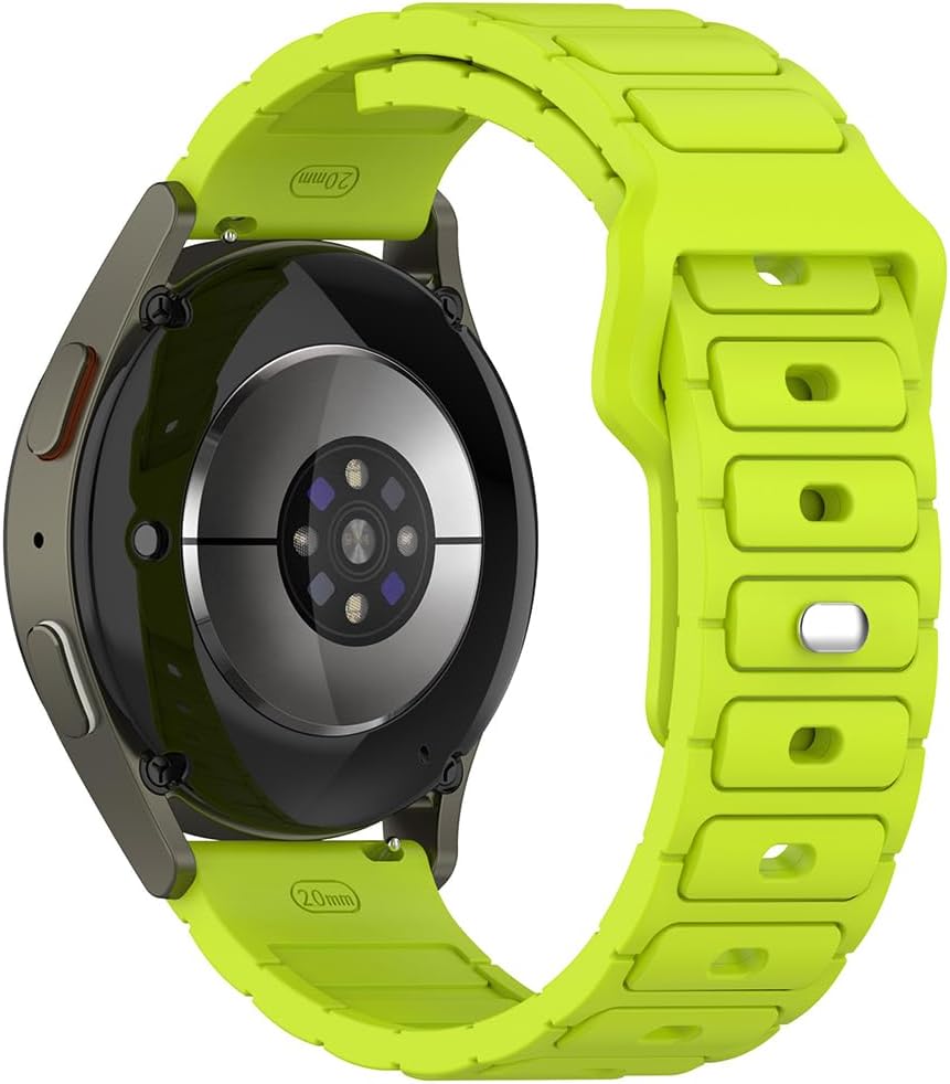 GT2 46mm ile Uyumlu CNS KRD-132 22mm Silikon Kordon Strap Kayış - Yeşil