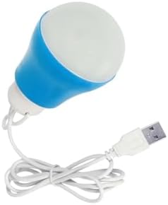 Alternative view of Usb Kablolu 5 Watt Beyaz Ledli Ampul%90 Enerji Tasarrufu Renkli Kasa (1 Metre USB Kablolu)