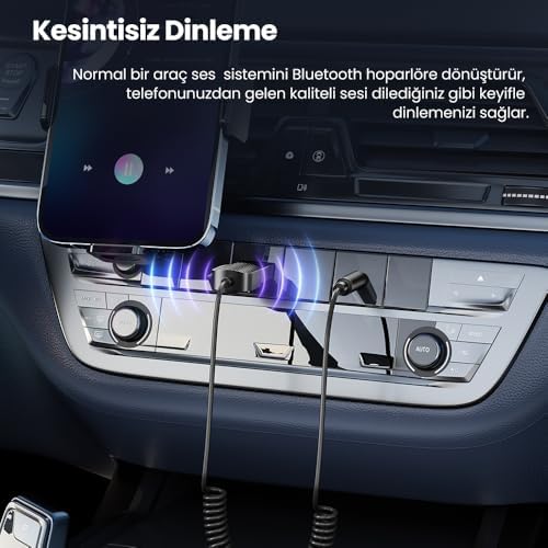 Alternative view of Bluetooh 5.4 Aux Kablosuz Araç Ses Dönüştürücü Kiti