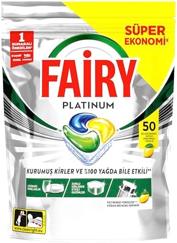 Platinum Bulaşık Makinesi Deterjanı Kapsülü/Tableti 50 Yıkama