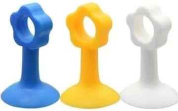 Renkli Vantuzlu Geçmeli Kapı Kolu Stoper 4lü Set