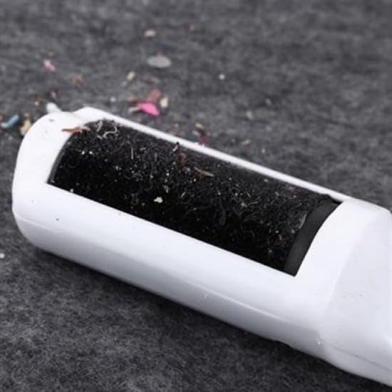 Taşınabilir Elektrostatik Tüy Toplayıcı Rulo | Hazneli Evcil Hayvan Tüy Temizleyici