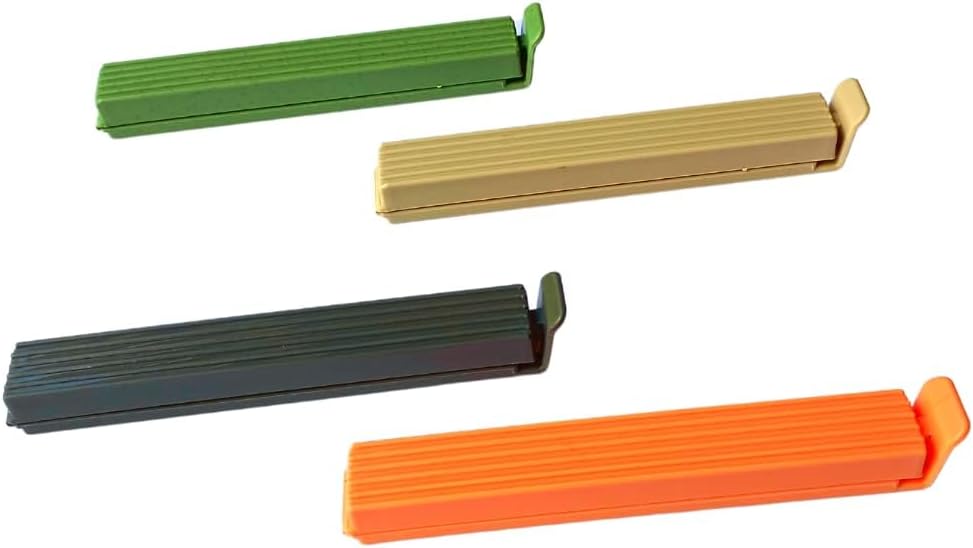 Alternative view of 12'li Çok Renkli Pratik Poşet Klipsi, Paket, Ambalaj, Torba, Çanta Kapatıcı Plastik Kilidi, Mandalı (12'li Karışık)