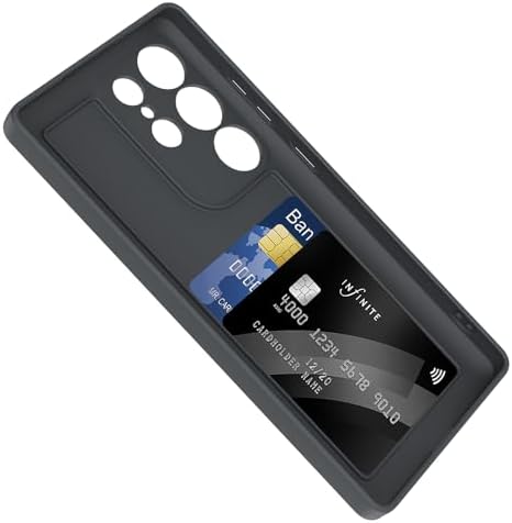 Galaxy S25 Ultra ile Uyumlu Kılıf Siyah Tira Kapak (Galaxy S25 Ultra ile Uyumlu, Siyah)