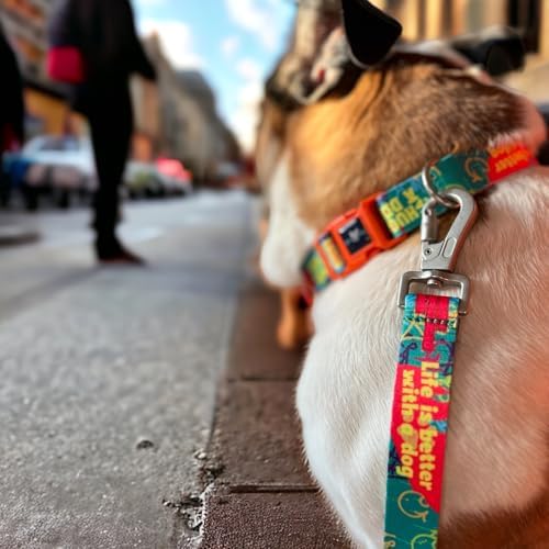 Alternative view of Köpek Gezdirme Kayışı – Geri Dönüştürülmüş, Kadifemsi Dokulu, Çift Kilitli Karabina Kanca, 360° Dönüşlü, Dayanıklı & Şık Tasarım,Yeşil Large