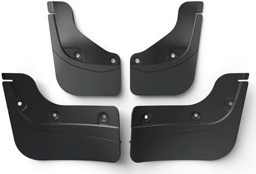 (4'lü Set) T Parts Model Y 2025+ Juniper Çamur Paçalığı, ön & Arka, 4 Parça, Siyah, Kolay Montaj, Darbe ve Çamur Koruması, Abs Çamur Paçalığı