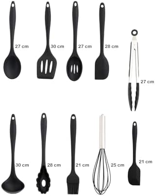 Alternative view of 15678 Kitchenmate Lucy 10'Lu Silikon Spatula Seti