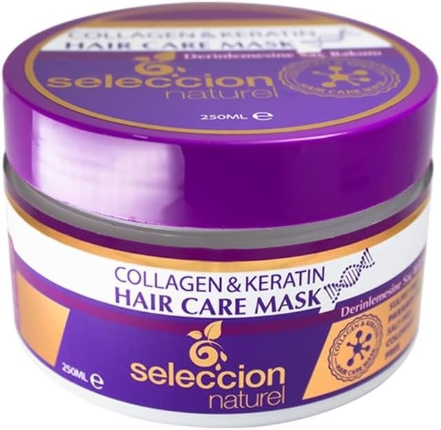 Seleccion Naturel 250 ml Collagen & Kreatin Hair Care Mask Derinlemesine Saç Bakım Maskesi