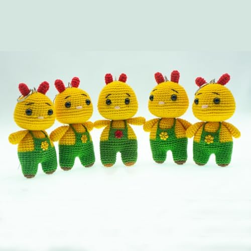 Alternative view of Amigurumi Sincap Anahtarlık –%100 Pamuk İp Tığ İşi, Sevimli Figür, Çanta ve Anahtar Süsü Hediyelik
