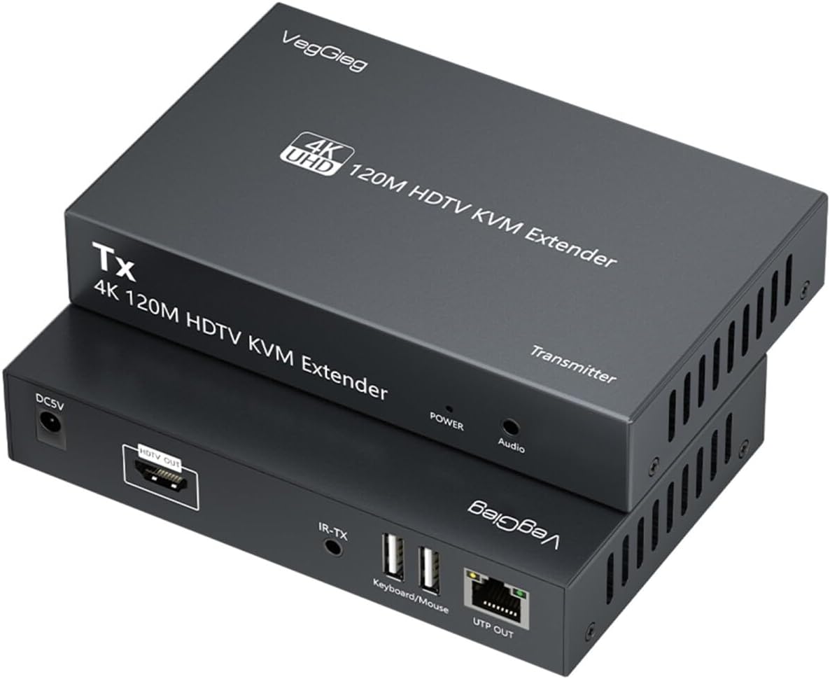 Alternative view of 4K 30Hz HDMI KVM Extender 120 Metre CAT5E/6 HDMI Menzil Genişletici Uzatıcı