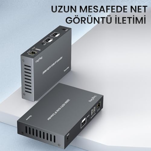1080P Full HD 60Hz HDMI KVM IP Extender 200 Metre CAT5E/6 HDMI Menzil Genişletici Uzatıcı