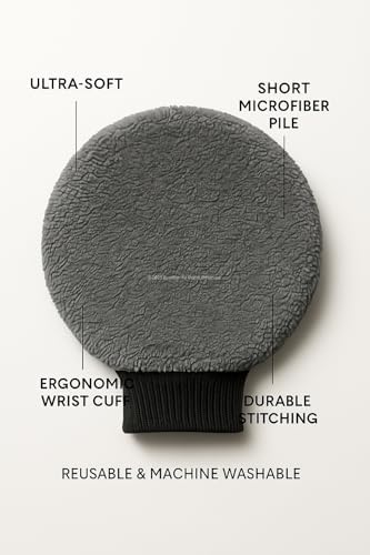 Mikrofiber Araba Yıkama Eldiveni, Yumuşak Dokulu, Ultra Süper Emici, Çiziksiz, Elastik Bilekli, Çift Taraflı Bez, Makinede Yıkanabilir, Oto Temizlik Eldiveni, Dayanıklı, Pratik