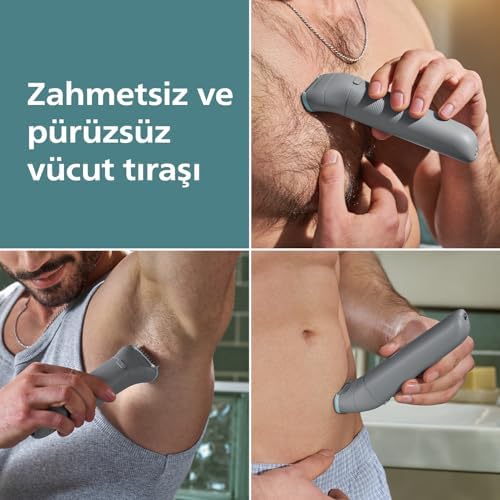 Alternative view of Vücut Bakım 3000 serisi Duşa Uygun, Hassas Bölge ve Vücut Tıraş Makinesi - BG3480/15