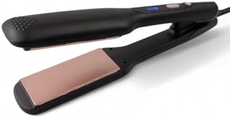 Alternative view of Gliss Keratin Kaplamalı Seramik Plaka Saç Düzleştirici - 210°C Ayarlanabilir Isı, Geniş Plaka, Saç Yıpranmasını Önler ve Parlaklık Kazandırır, Dijital Ekran, 360° Kablo, BY-5116, Siyah