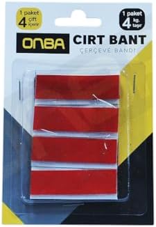 Pink & Blue - Çift Taraflı Bant | Çerçeve Bandı | Cırt Bant