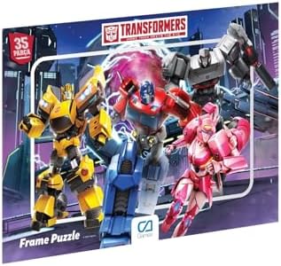 Alternative view of Transformers Lisanslı 35 Parça Çerçeveli 34x24cm Çocuk Puzzle Yapboz Yeni Serisi