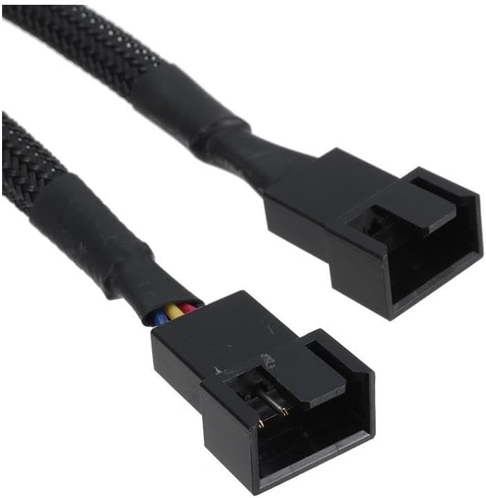 5025 Fan Çoklayıcı 2 Port Y Pwm 4 Pin Splitter Çoklayıcı Switch Kablosu