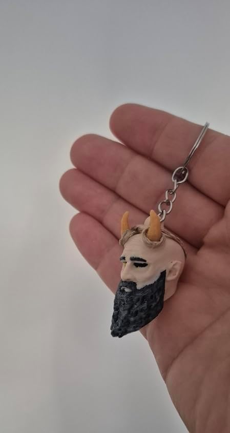 KRATOS MİMİR (GOW) KESİK KAFA ANAHTARLIK